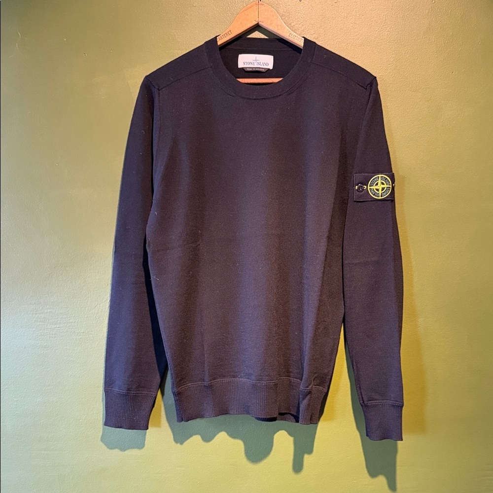 Stone Island Crewneck Wool Sweater